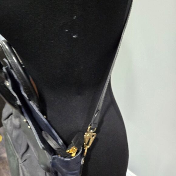 🐢 Rag & Bone Pilot Bag Large Black and Navy - Picture 10 of 17